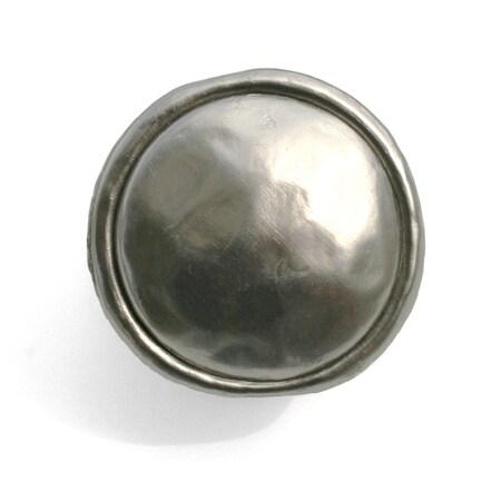 Laurey 1 3/8" Merlot Knob, Satin Nickel 37428